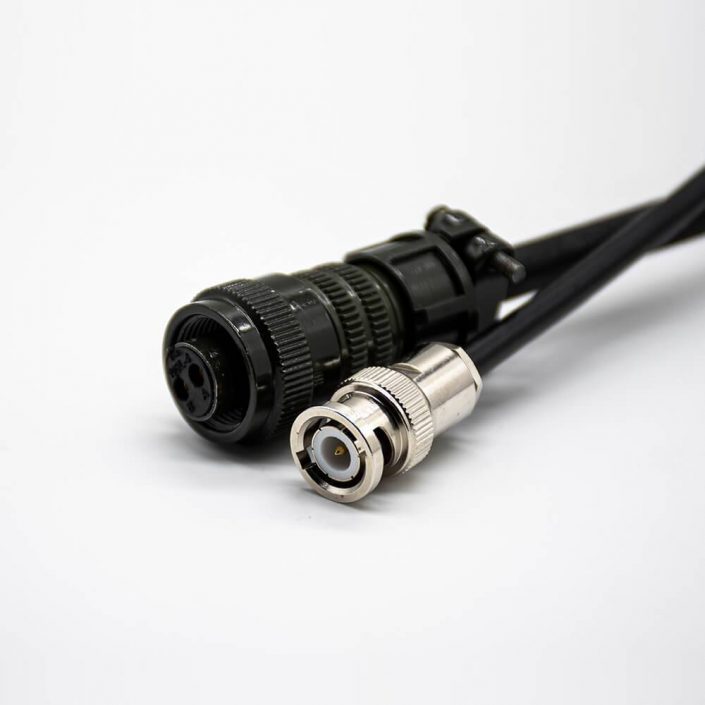 BNC接口公頭轉MS3106A10SL-4S直式2芯母頭接RG58線長100CM BNC接口公頭轉MS3106A10SL-4S直式2芯母頭接RG58線長100CM